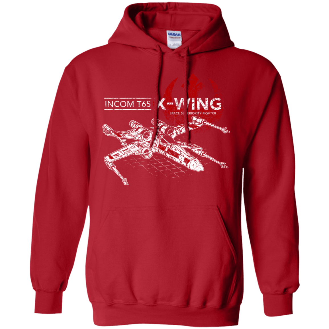 Sweatshirts Red / S T-65 X-Wing Pullover Hoodie