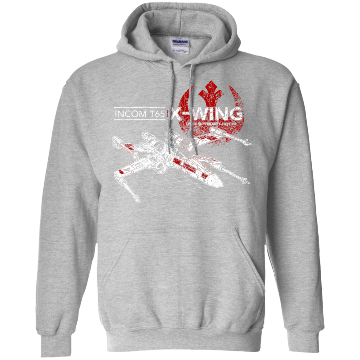 Sweatshirts Sport Grey / S T-65 X-Wing Pullover Hoodie