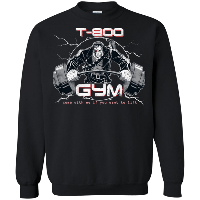 Sweatshirts Black / Small T-800 gym Crewneck Sweatshirt