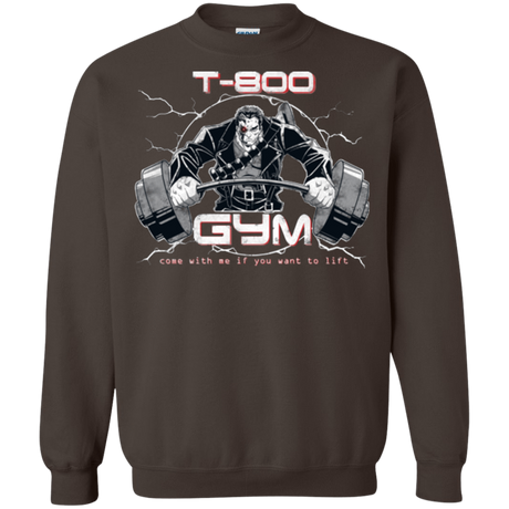 Sweatshirts Dark Chocolate / Small T-800 gym Crewneck Sweatshirt