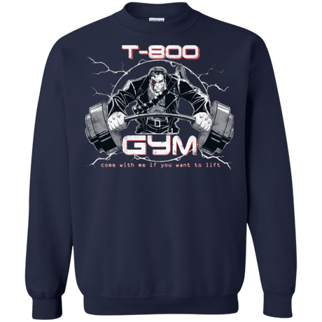 Sweatshirts Navy / Small T-800 gym Crewneck Sweatshirt