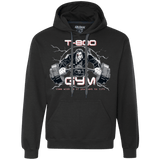 Sweatshirts Black / Small T-800 gym Premium Fleece Hoodie
