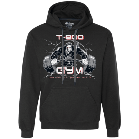 Sweatshirts Black / Small T-800 gym Premium Fleece Hoodie