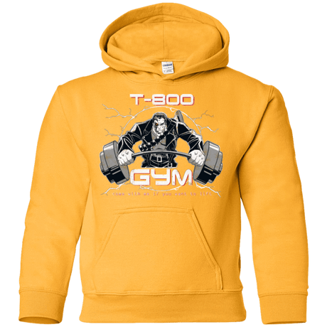 Sweatshirts Gold / YS T-800 gym Youth Hoodie