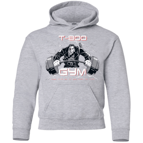Sweatshirts Sport Grey / YS T-800 gym Youth Hoodie