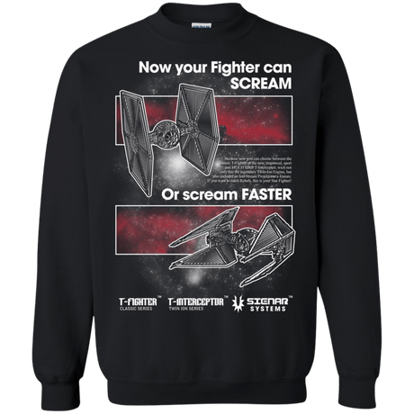Sweatshirts Black / Small T-Fighters Crewneck Sweatshirt