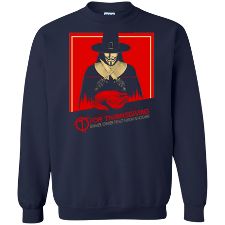 Sweatshirts Navy / Small T for Thanksgiving Crewneck Sweatshirt