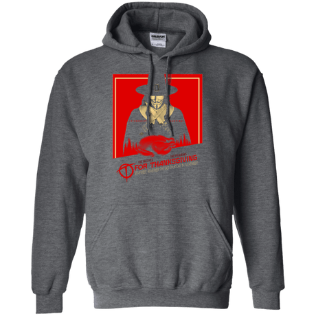 Sweatshirts Dark Heather / Small T for Thanksgiving Pullover Hoodie