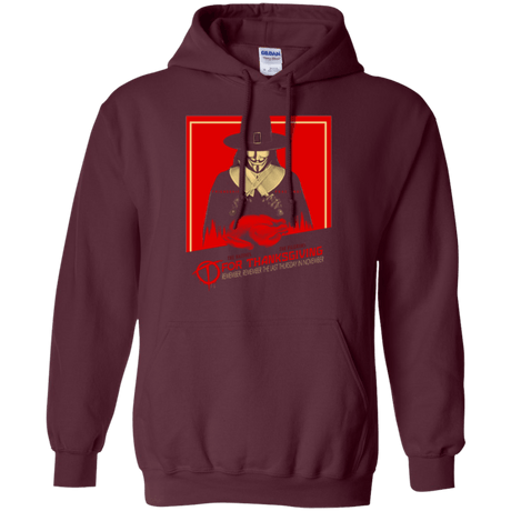Sweatshirts Maroon / Small T for Thanksgiving Pullover Hoodie