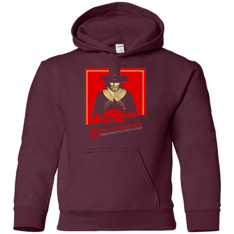 Sweatshirts Maroon / YS T for Thanksgiving Youth Hoodie