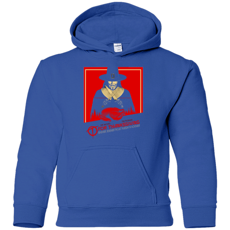 Sweatshirts Royal / YS T for Thanksgiving Youth Hoodie