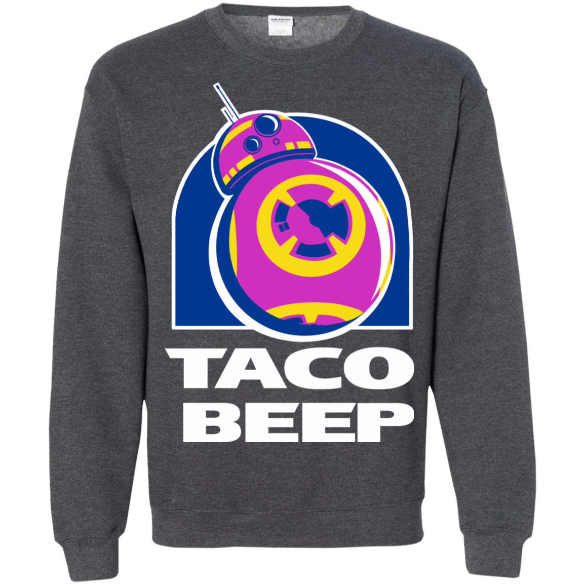 Sweatshirts Dark Heather / S Taco Beep Crewneck Sweatshirt