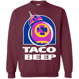 Sweatshirts Maroon / S Taco Beep Crewneck Sweatshirt