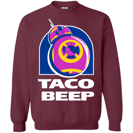Sweatshirts Maroon / S Taco Beep Crewneck Sweatshirt