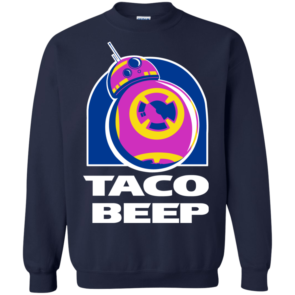 Sweatshirts Navy / S Taco Beep Crewneck Sweatshirt