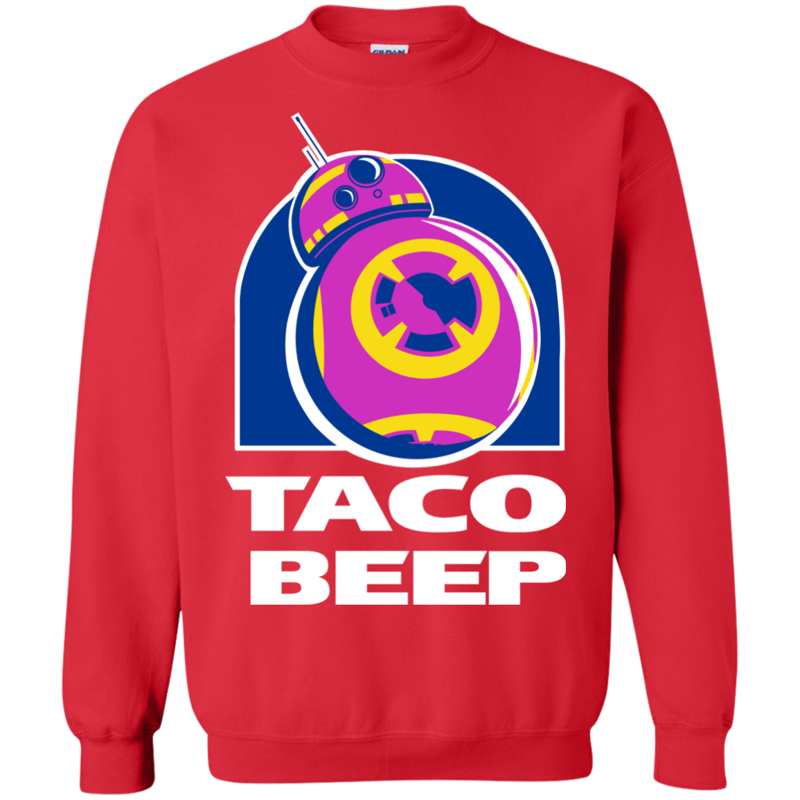 Sweatshirts Red / S Taco Beep Crewneck Sweatshirt