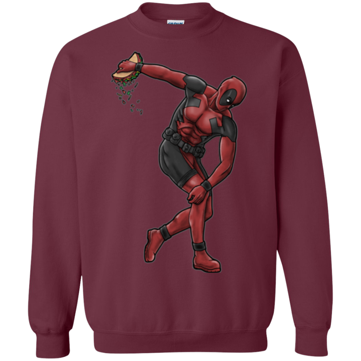 Sweatshirts Maroon / Small Tacobolus Crewneck Sweatshirt