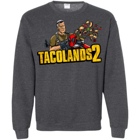 Sweatshirts Dark Heather / S TACOLANDS 2 Crewneck Sweatshirt