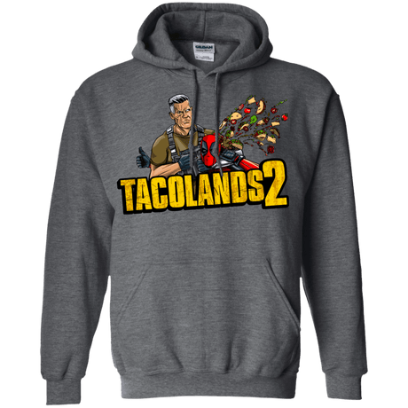 Sweatshirts Dark Heather / S TACOLANDS 2 Pullover Hoodie