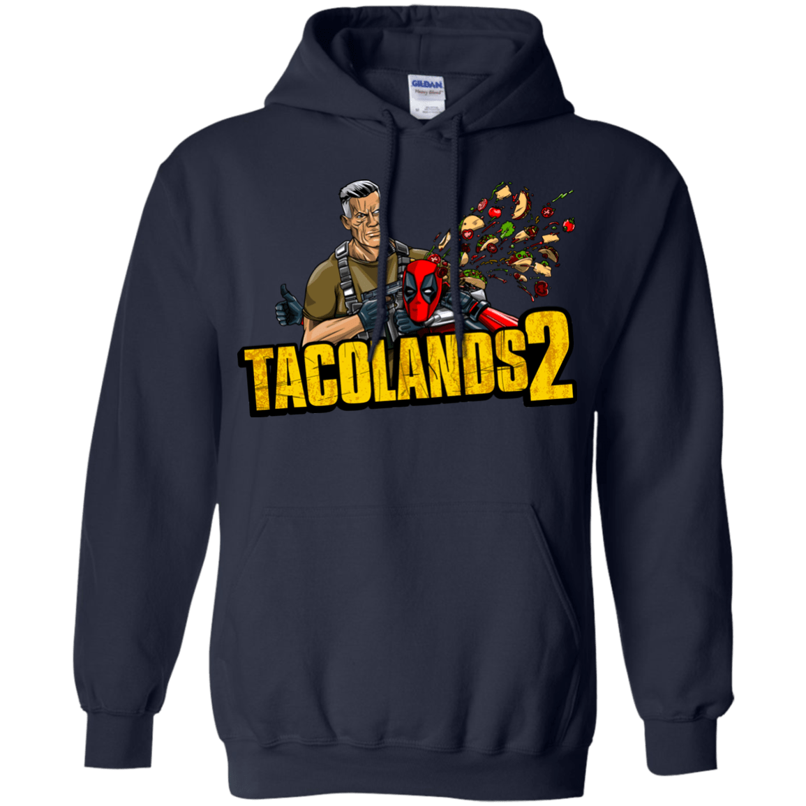 Sweatshirts Navy / S TACOLANDS 2 Pullover Hoodie