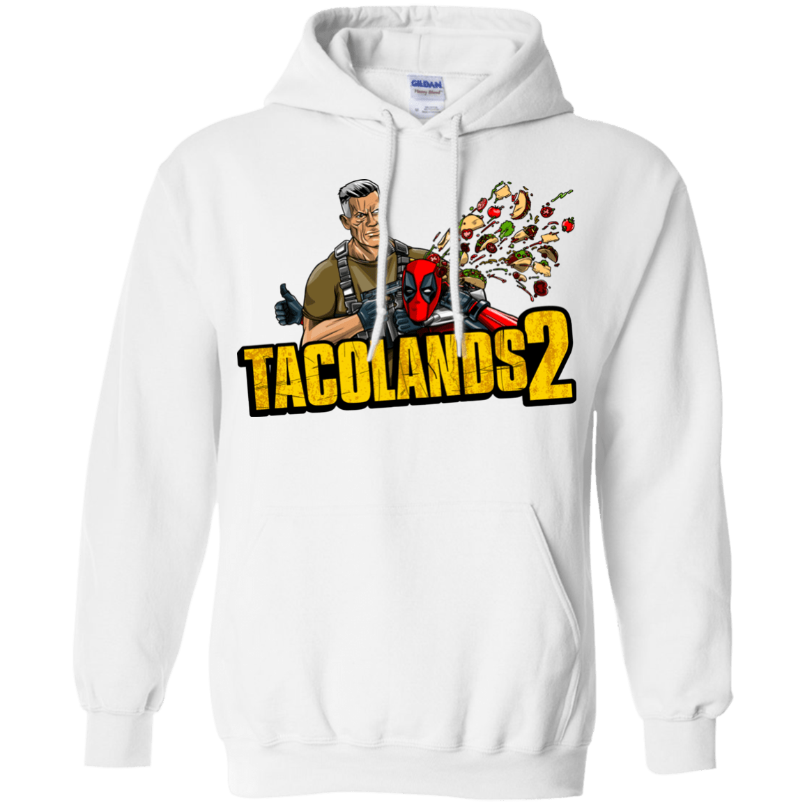 Sweatshirts White / S TACOLANDS 2 Pullover Hoodie