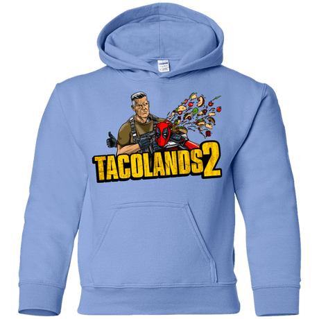 Sweatshirts Carolina Blue / YS TACOLANDS 2 Youth Hoodie