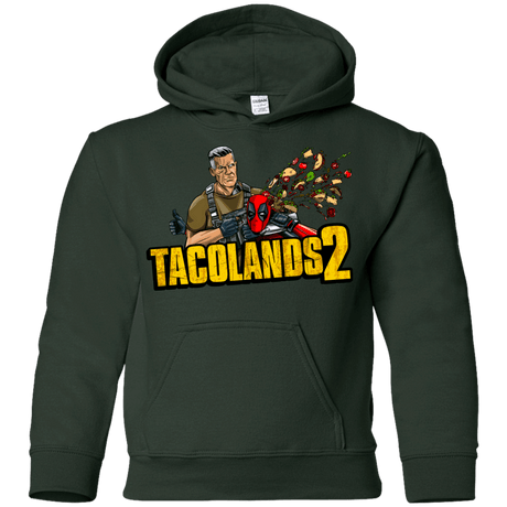 Sweatshirts Forest Green / YS TACOLANDS 2 Youth Hoodie