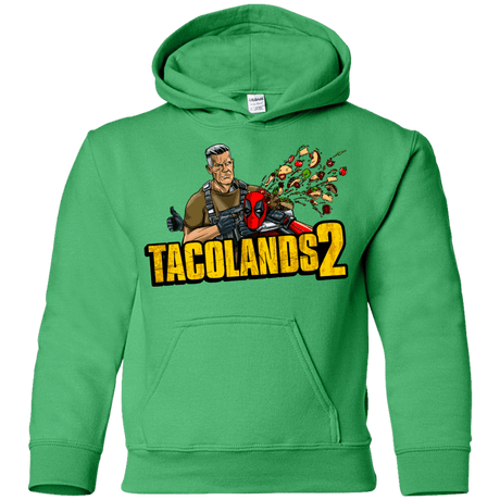 Sweatshirts Irish Green / YS TACOLANDS 2 Youth Hoodie
