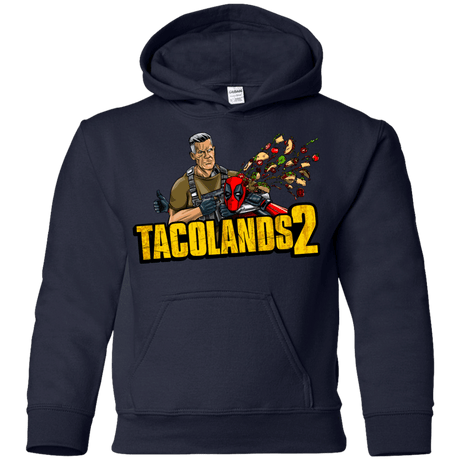 Sweatshirts Navy / YS TACOLANDS 2 Youth Hoodie