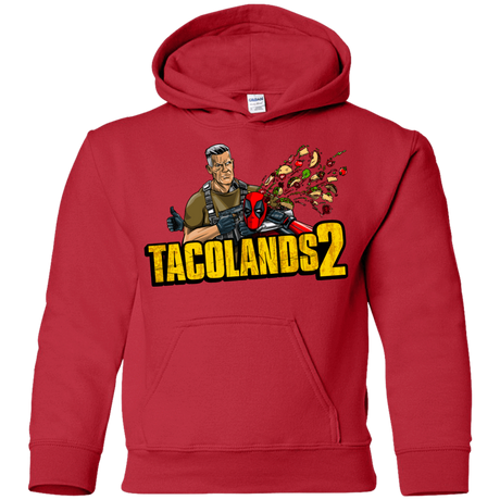 Sweatshirts Red / YS TACOLANDS 2 Youth Hoodie