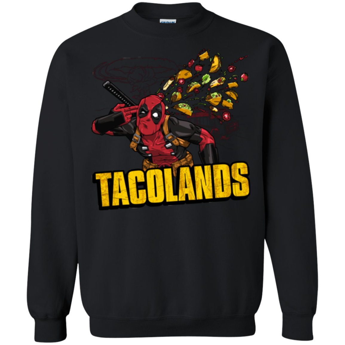 Sweatshirts Black / Small Tacolands Crewneck Sweatshirt