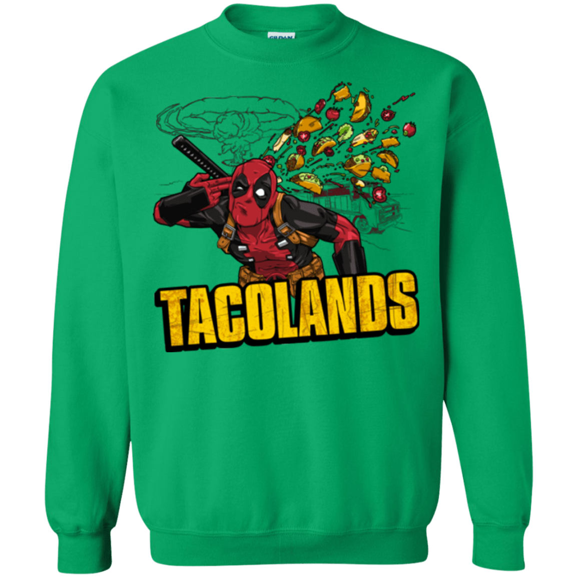 Sweatshirts Irish Green / Small Tacolands Crewneck Sweatshirt