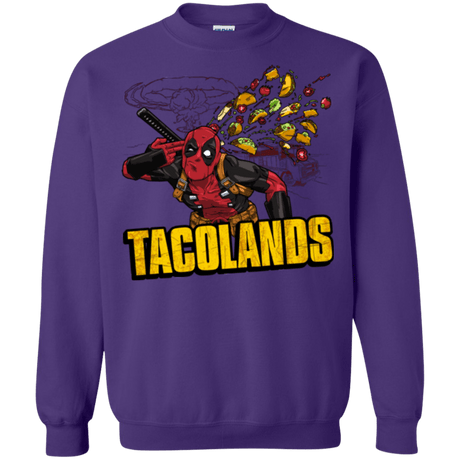 Sweatshirts Purple / Small Tacolands Crewneck Sweatshirt