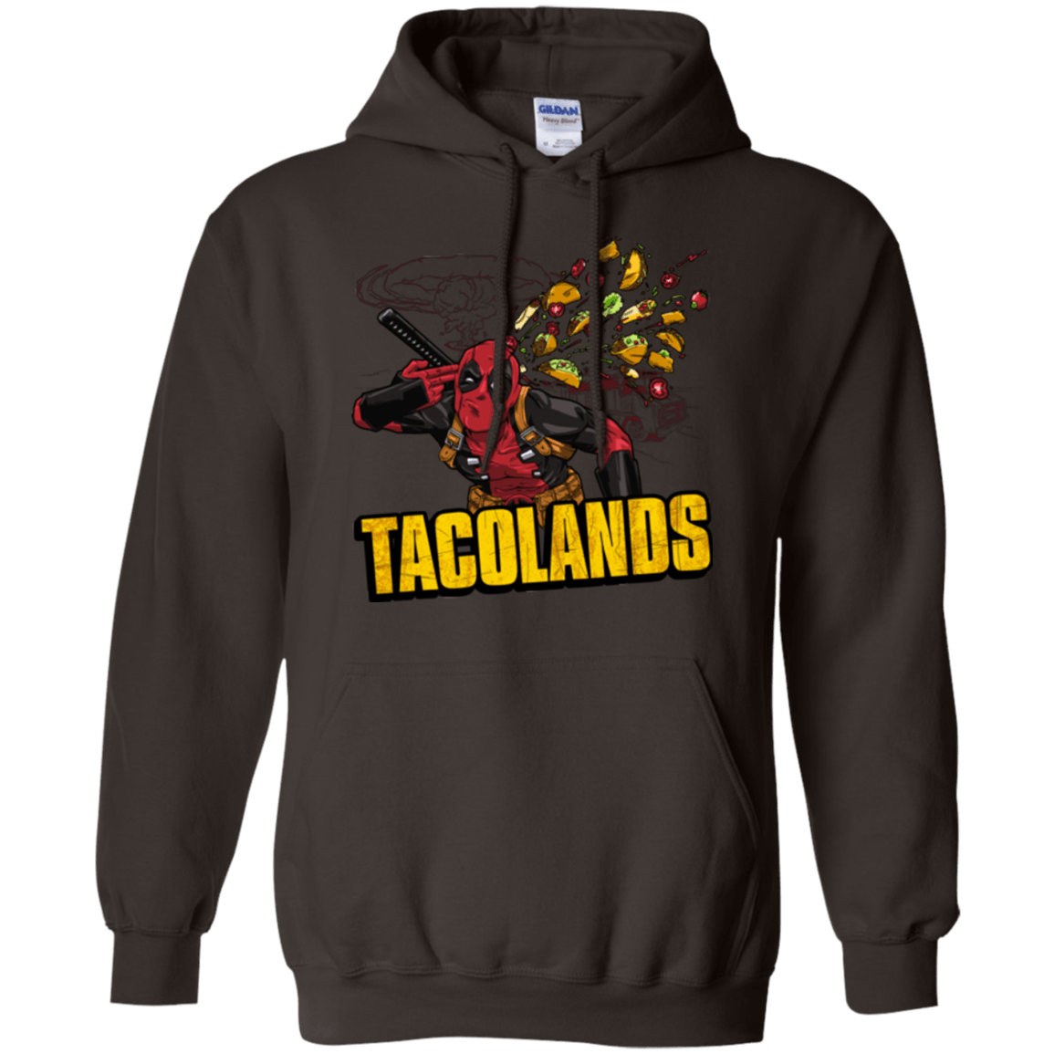 Sweatshirts Dark Chocolate / Small Tacolands Pullover Hoodie