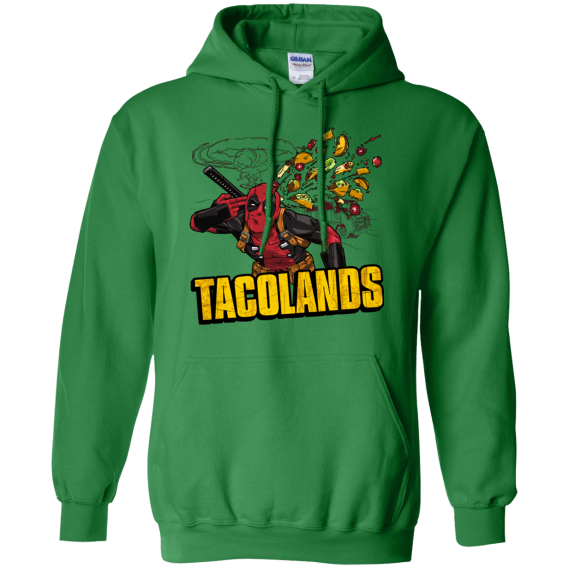 Sweatshirts Irish Green / Small Tacolands Pullover Hoodie