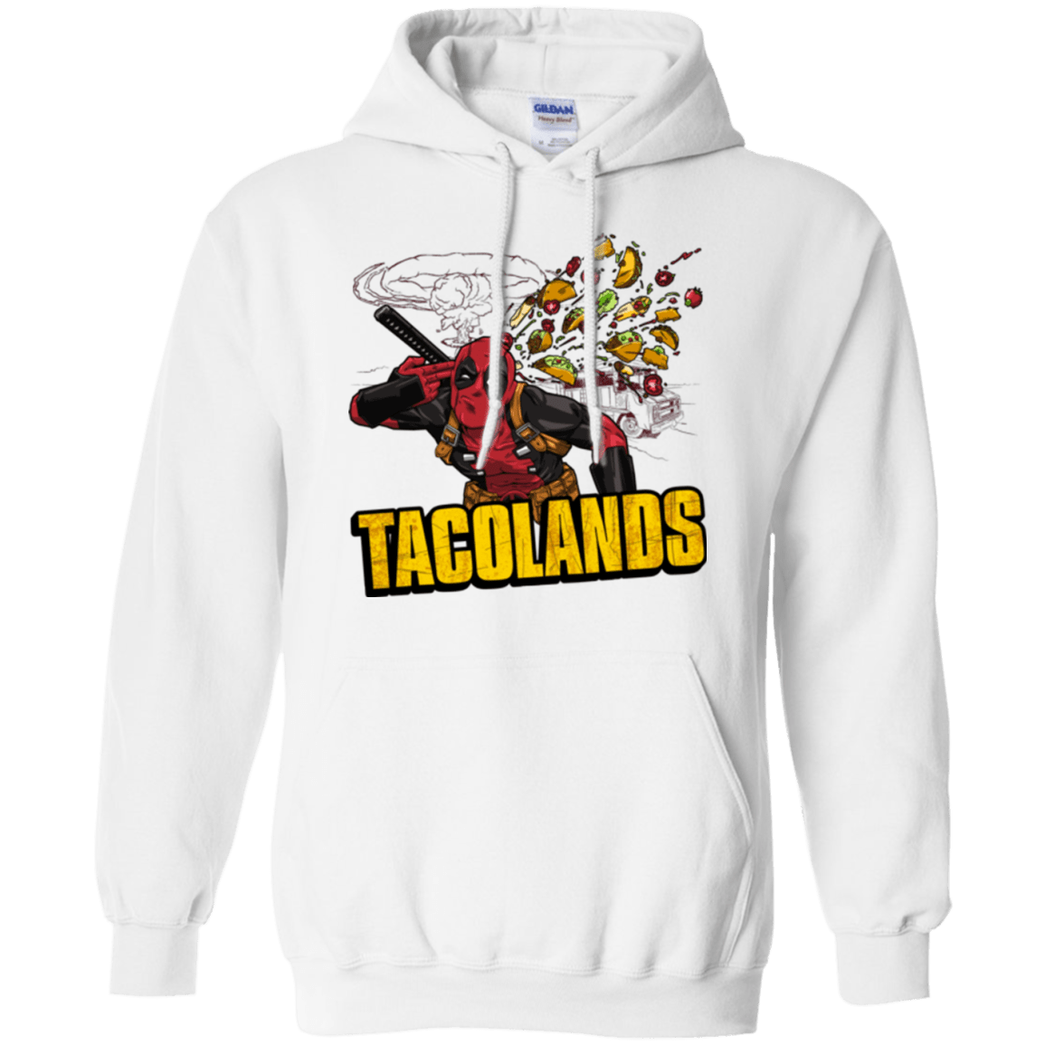 Sweatshirts White / Small Tacolands Pullover Hoodie