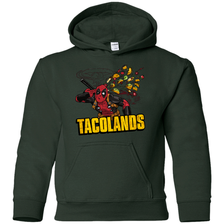 Sweatshirts Forest Green / YS Tacolands Youth Hoodie