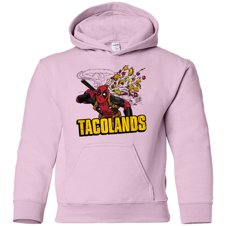Sweatshirts Light Pink / YS Tacolands Youth Hoodie