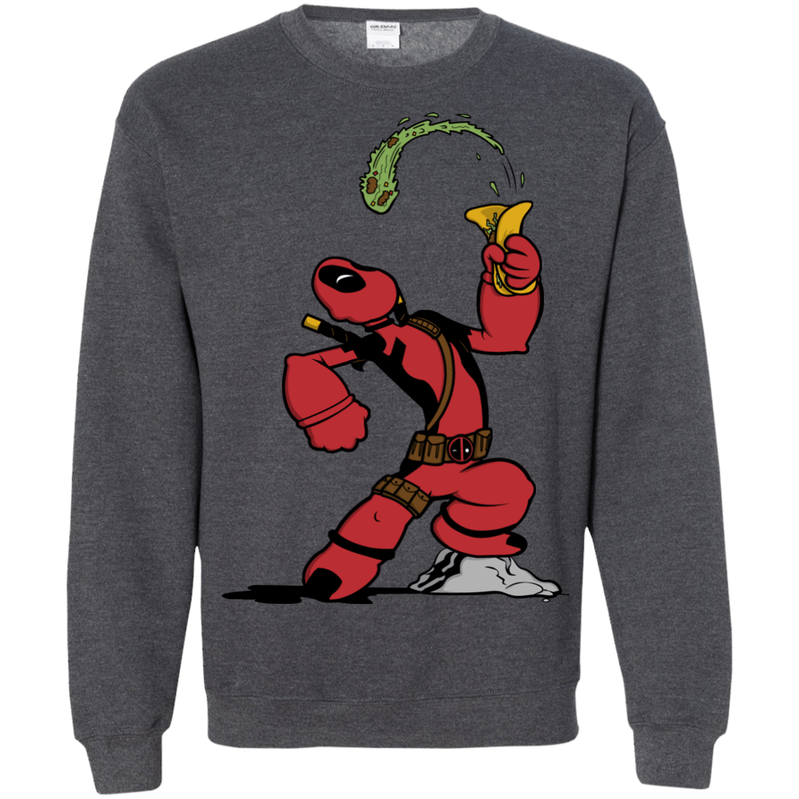 Sweatshirts Dark Heather / S Tacopeye Crewneck Sweatshirt