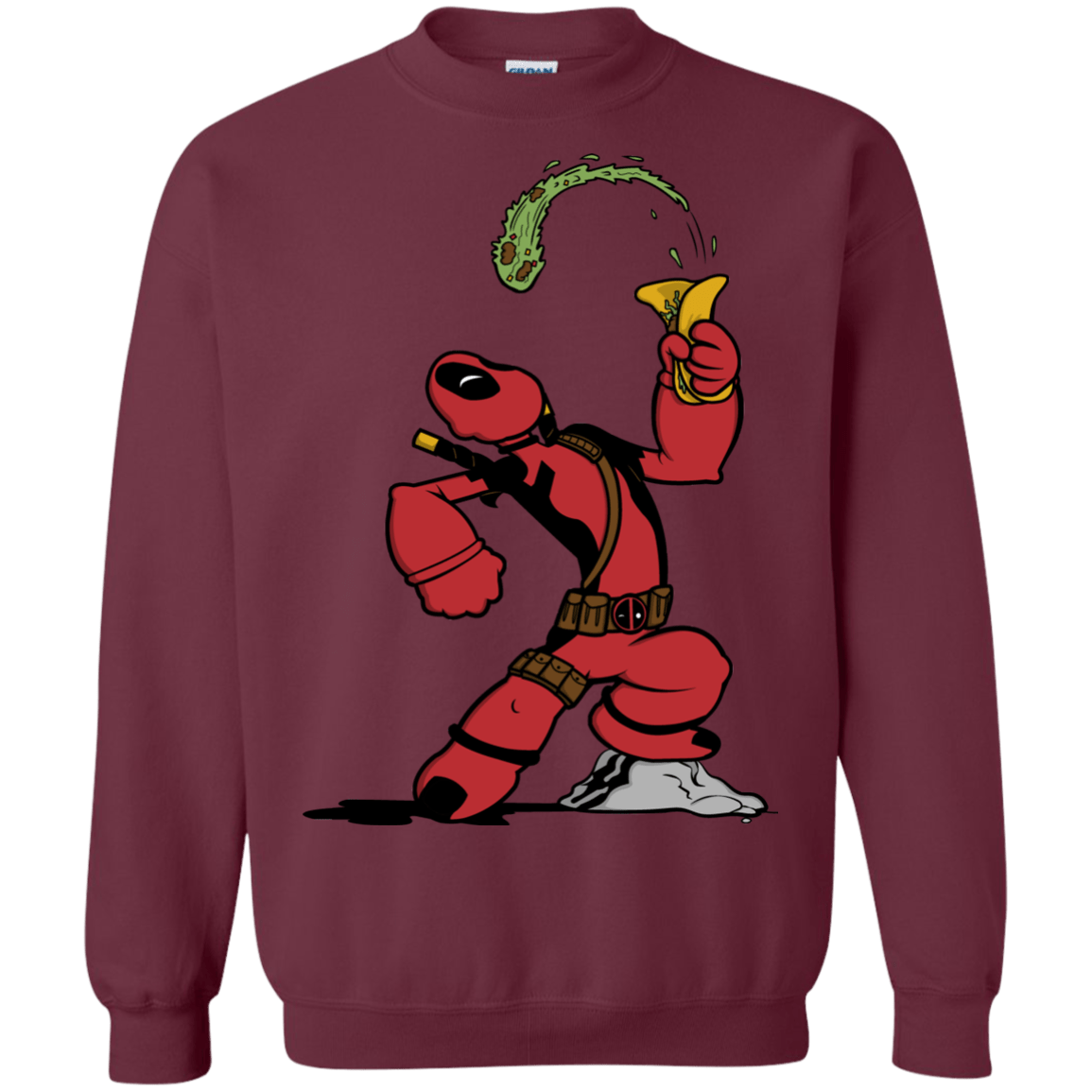 Sweatshirts Maroon / S Tacopeye Crewneck Sweatshirt