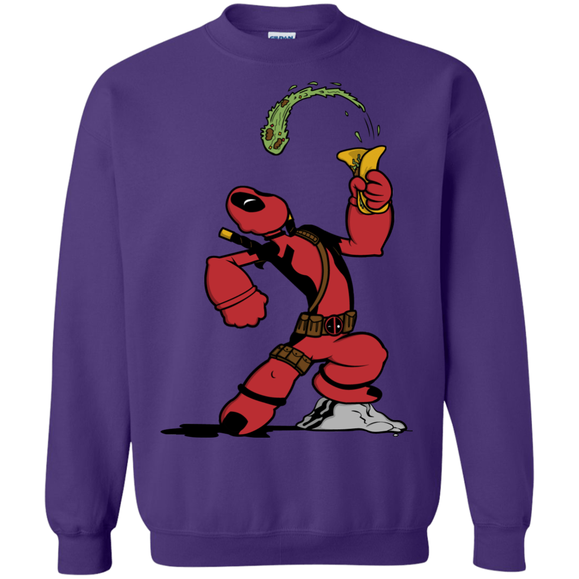 Sweatshirts Purple / S Tacopeye Crewneck Sweatshirt