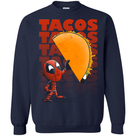 Sweatshirts Navy / Small Tacos Crewneck Sweatshirt