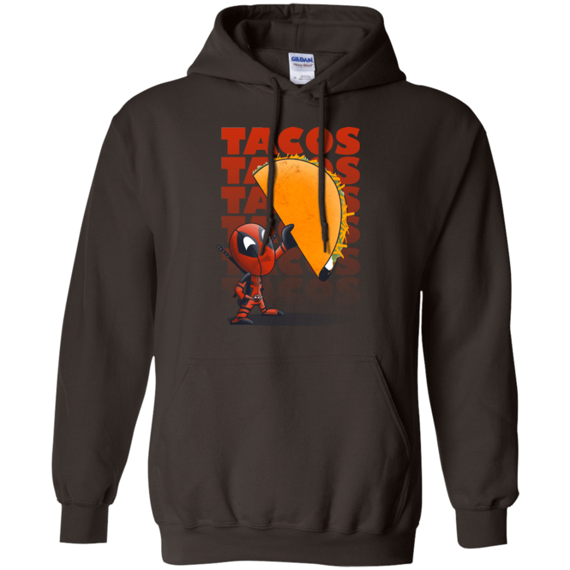 Sweatshirts Dark Chocolate / Small Tacos Pullover Hoodie