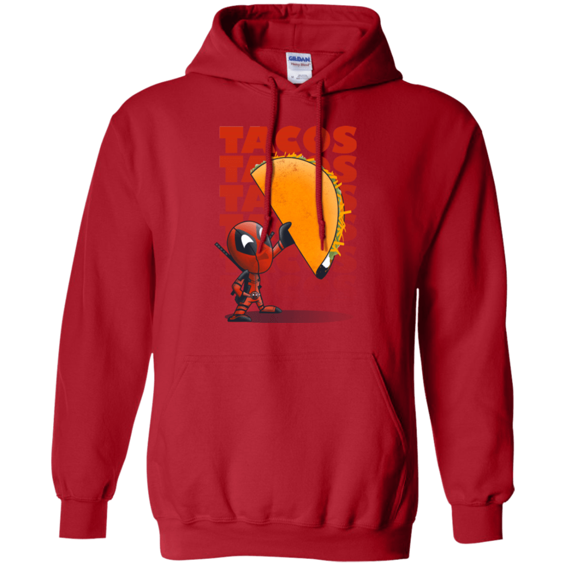 Sweatshirts Red / Small Tacos Pullover Hoodie