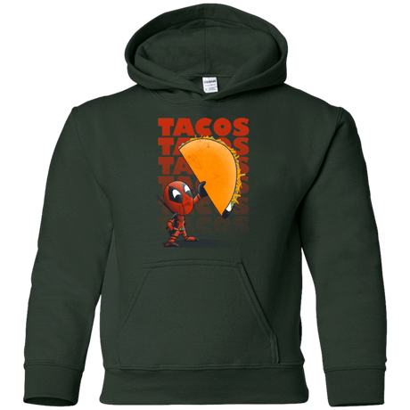 Sweatshirts Forest Green / YS Tacos Youth Hoodie