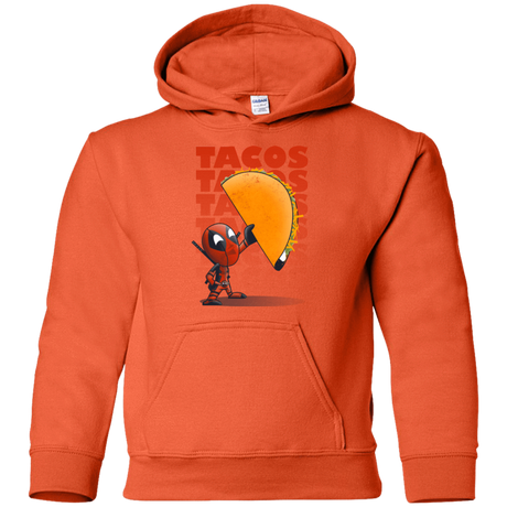 Sweatshirts Orange / YS Tacos Youth Hoodie