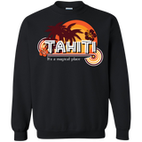 Sweatshirts Black / S Tahiti Pillow Crewneck Sweatshirt