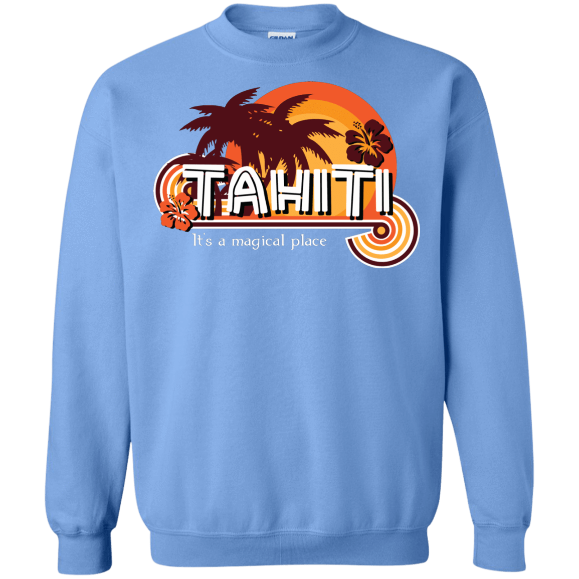 Sweatshirts Carolina Blue / S Tahiti Pillow Crewneck Sweatshirt