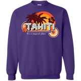 Sweatshirts Purple / S Tahiti Pillow Crewneck Sweatshirt