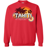Sweatshirts Red / S Tahiti Pillow Crewneck Sweatshirt